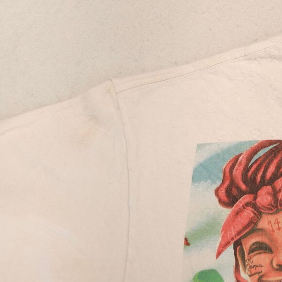 Tripple Redd Rap Crew Neck Graphic T Shirt Adult Mens Size Medium M White - Picture 10 of 10